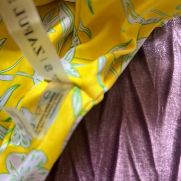 Zaful Yellow Floral One Piece Swimsuit - Picture 4 of 4